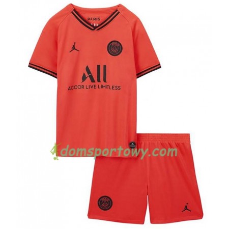 Koszulka Paris Saint-Germain Dziecięcy Wyjazdowe Koszulki Piłkarskie 2019-2020 Krótki Rękaw 